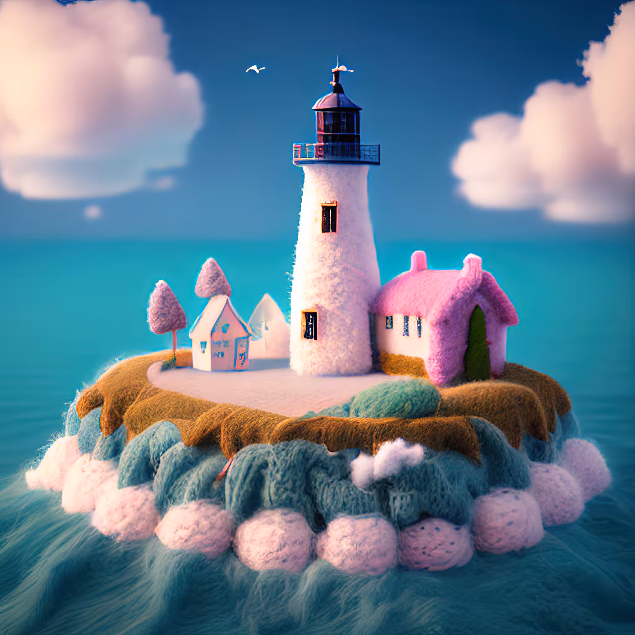 Unicorn island lighthouse