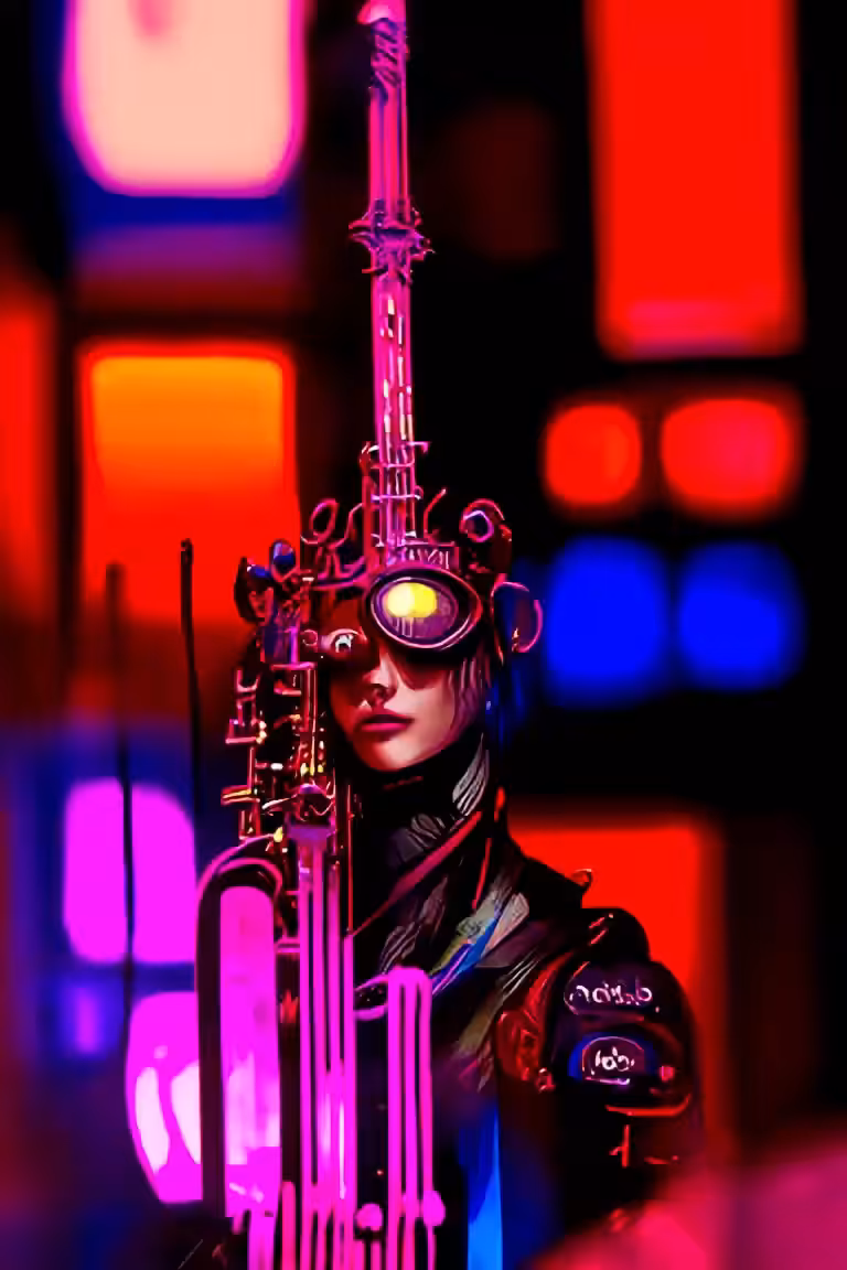Night City Dream. Cyborgs vs Apes