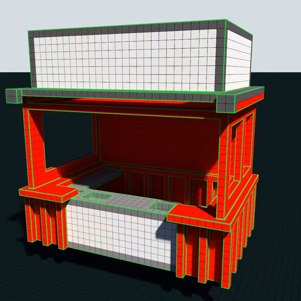 Voxel Store Front