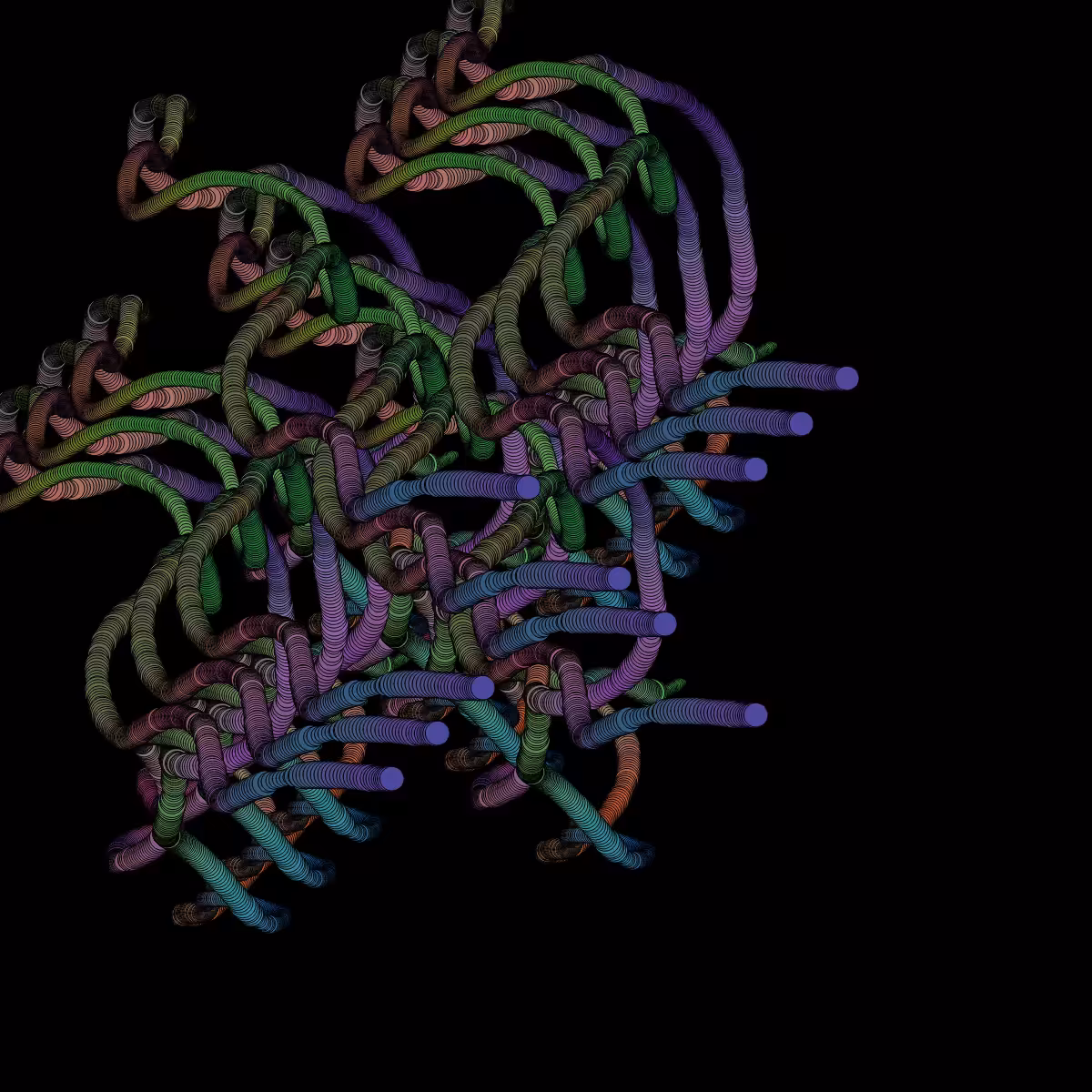 Perlin Worms Revamped (Audio Reactive)  #2