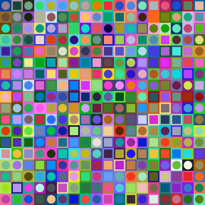 Square Dot Composition #181