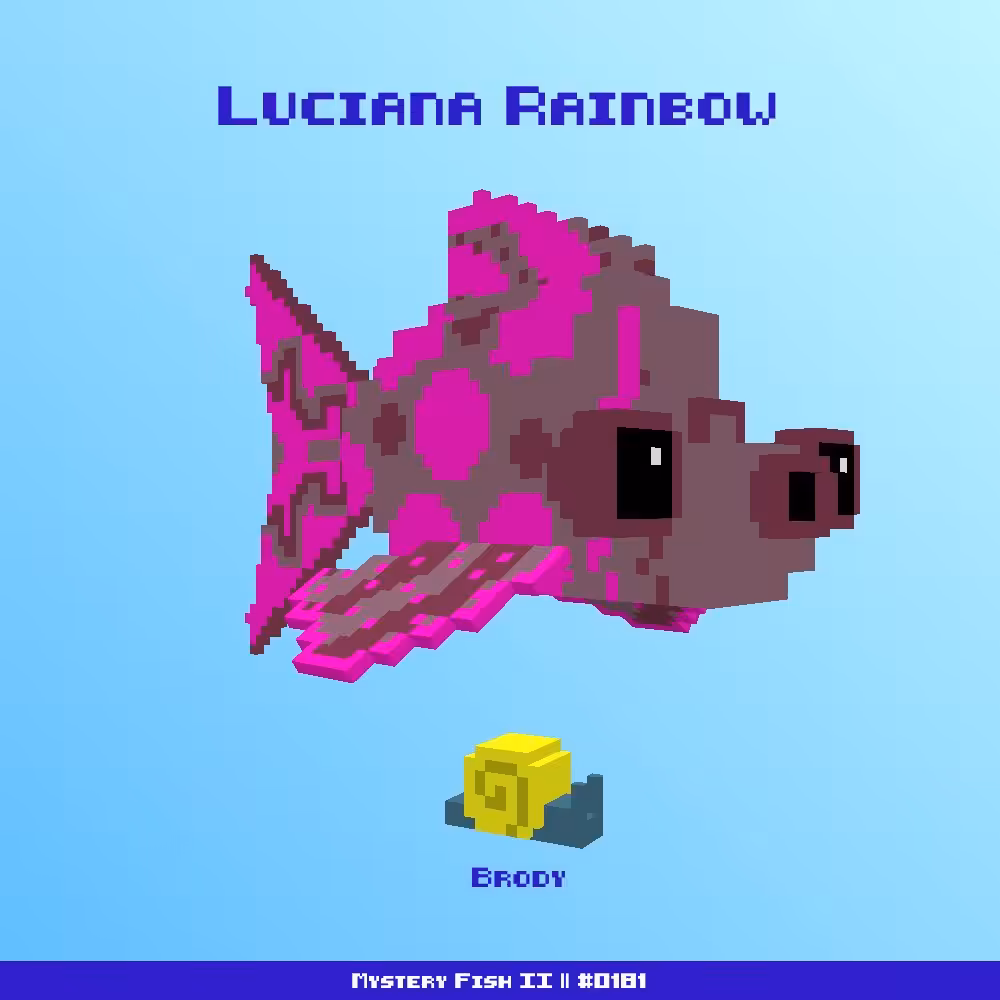 Luciana Rainbow :: Mystery Fish 0181/1000 