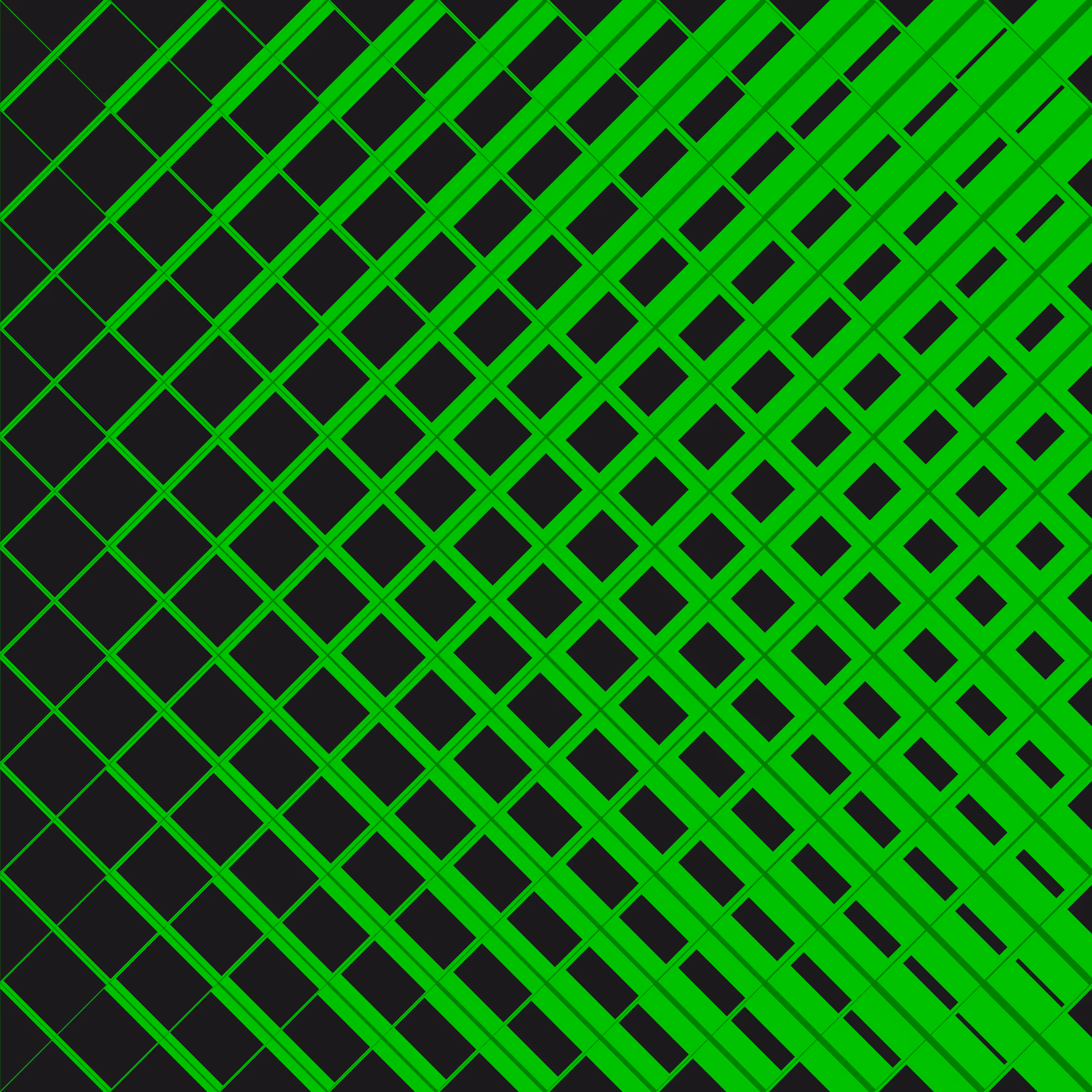 neon green cross hatch