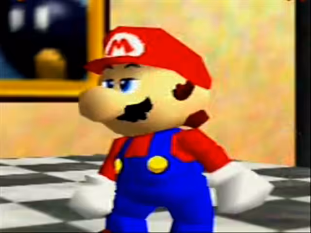 SuperMario Sleeping (Under a PAINTING), 1997