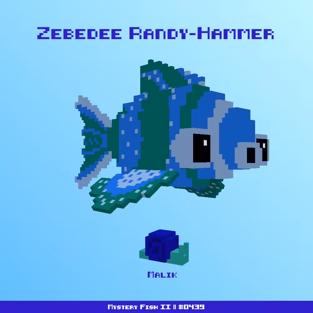 Zebedee Randy-Hammer :: Mystery Fish 0439/1000 