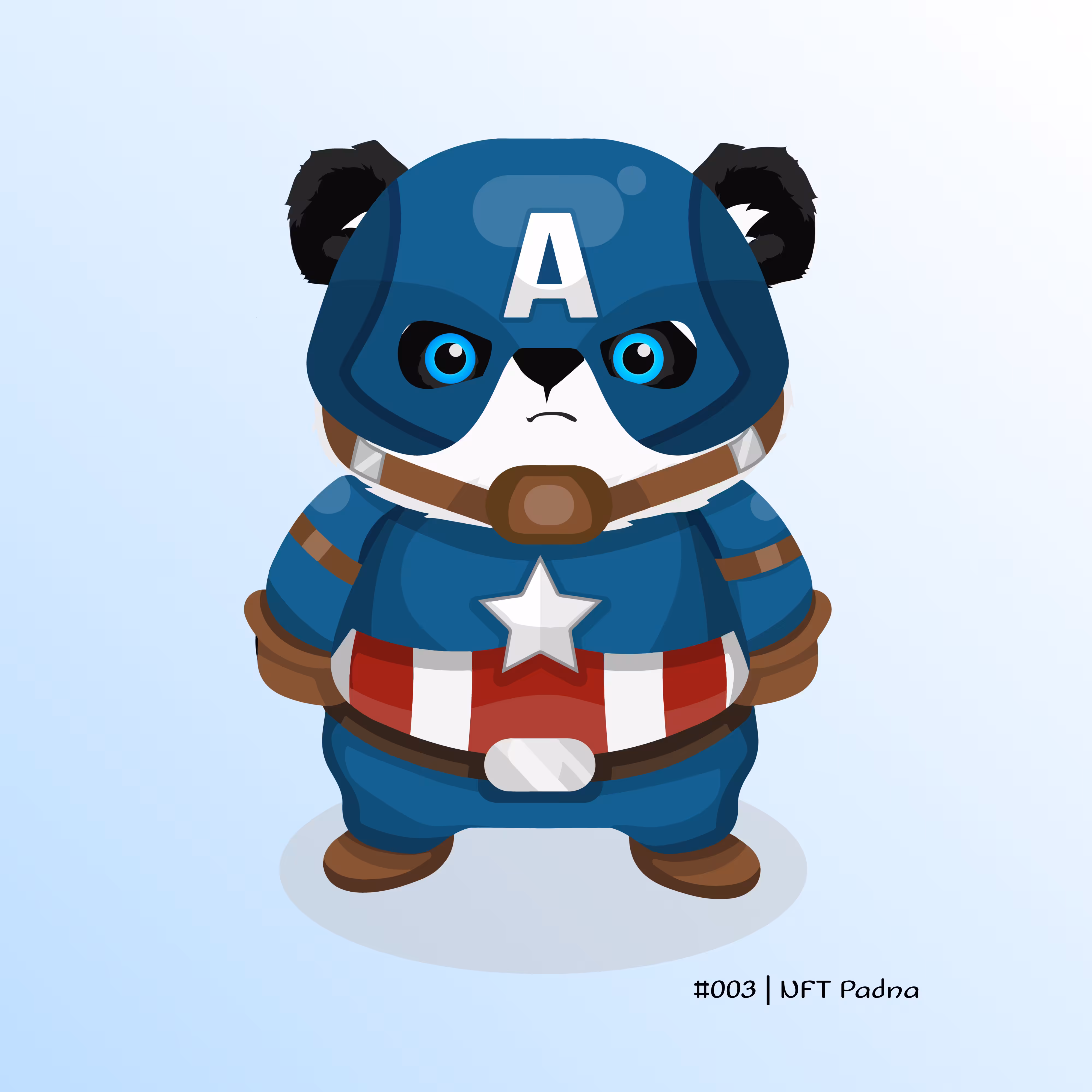 #003 NFT Panda - Captain Panderica