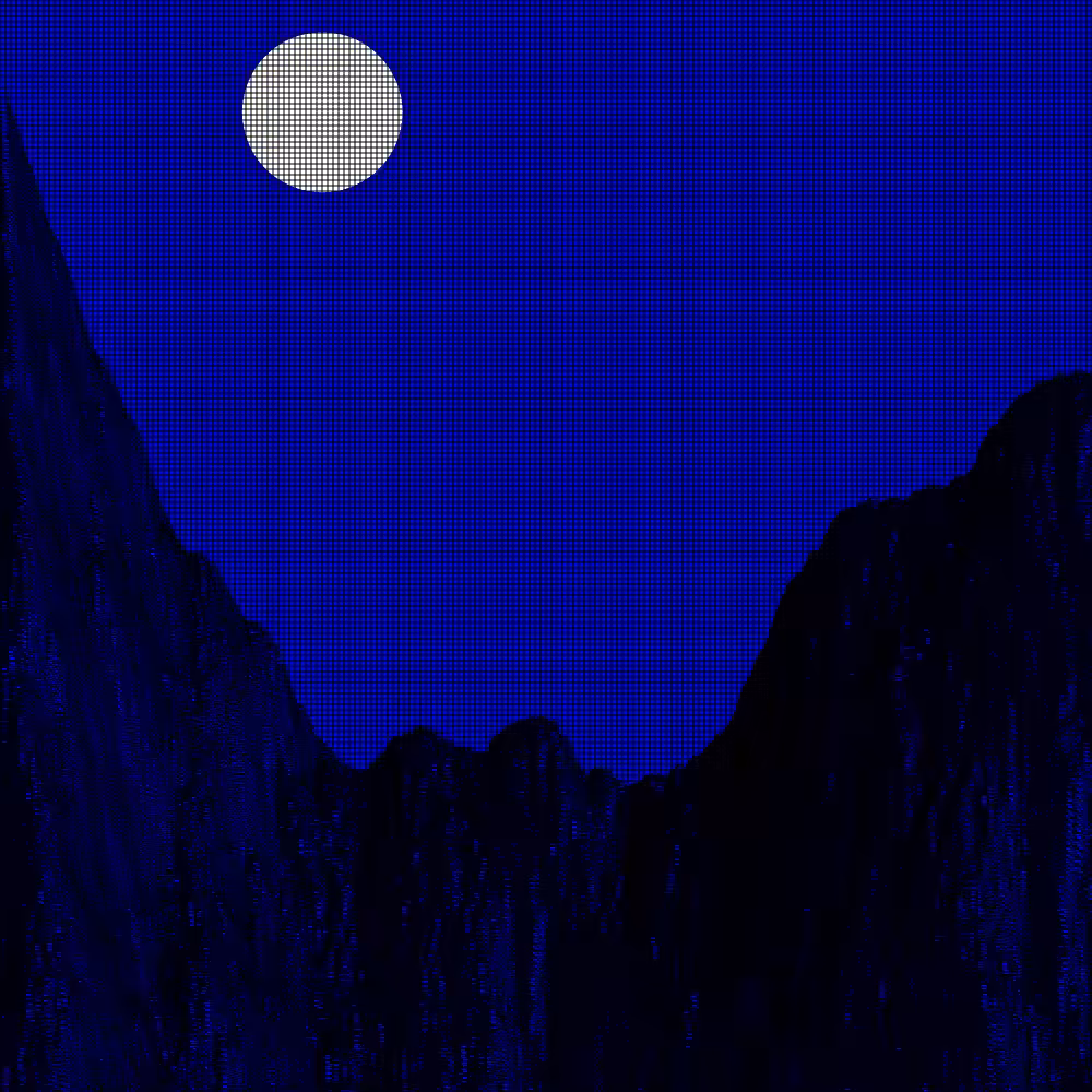 Classic generative landscape #32