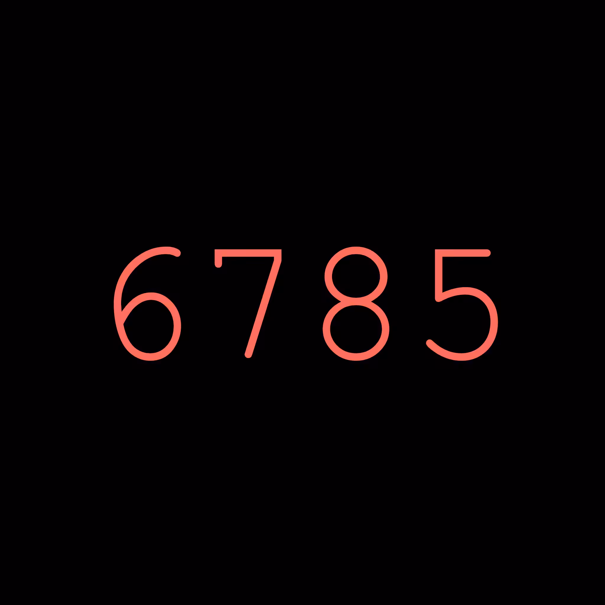 6785