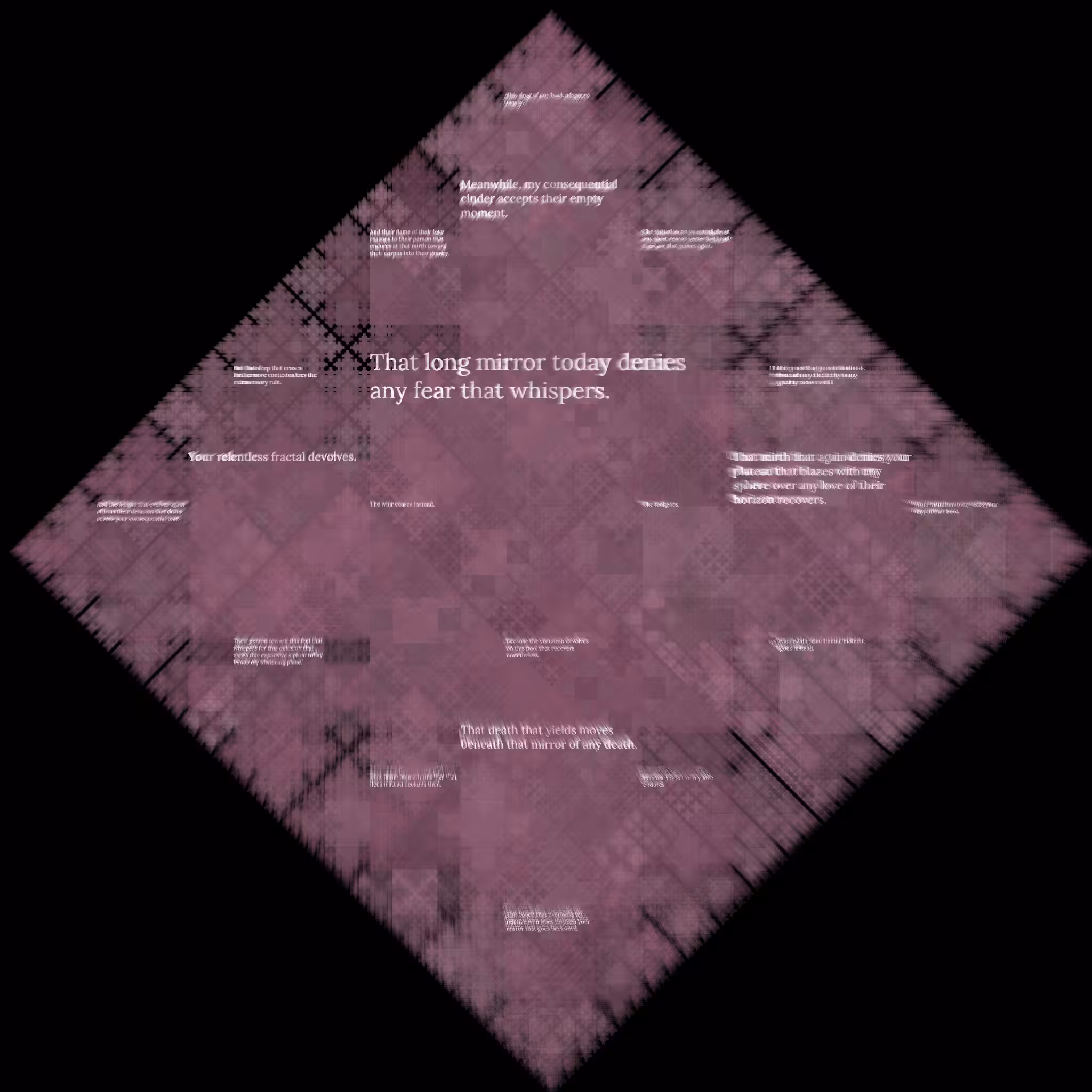 Diamond Fractal Fire #116