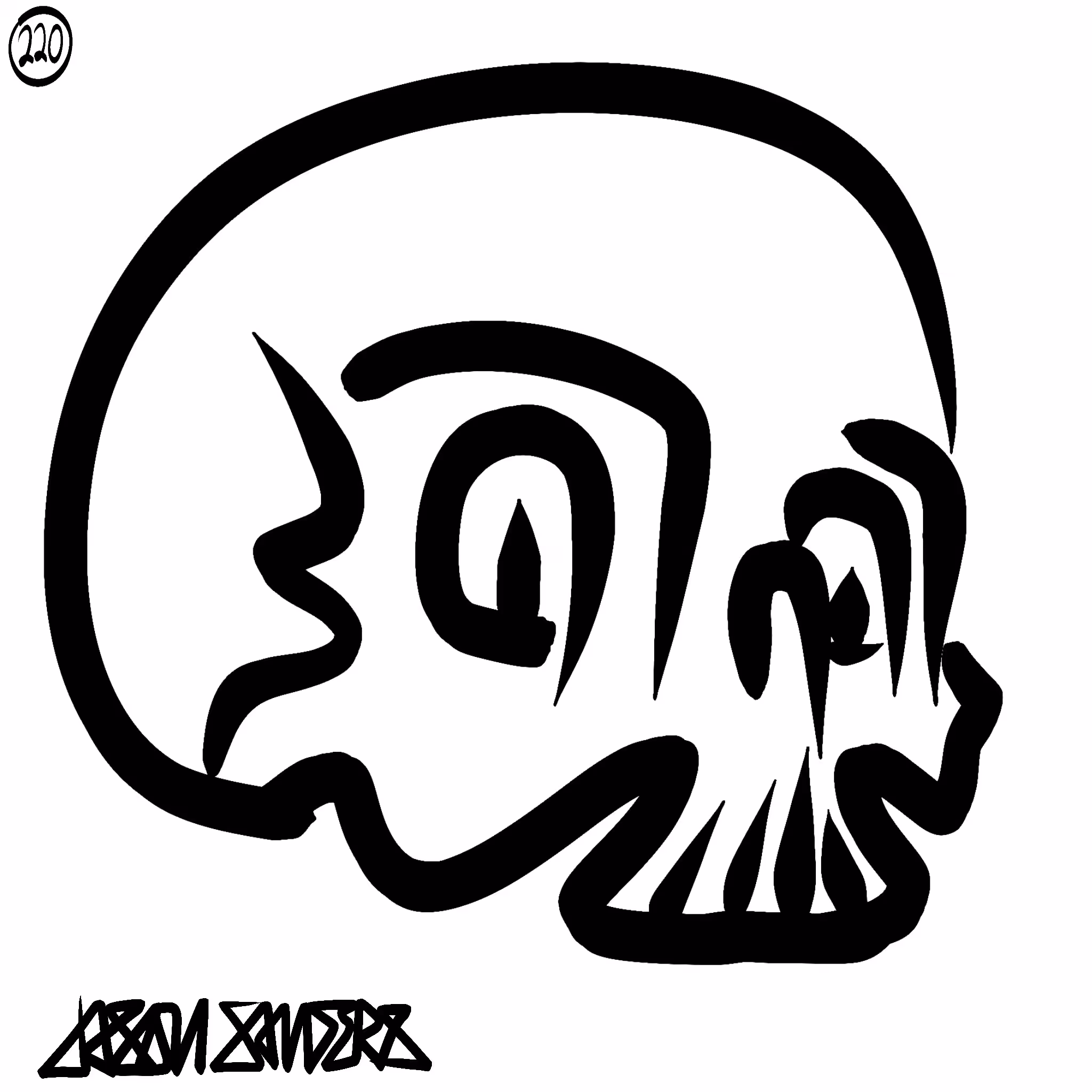 Skull Lines “Sixty-Three” By DrainedEye | #220