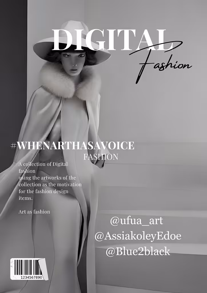 When art has a voice by @ufua_art, @Assiakoleyedoe and @Blue2black 