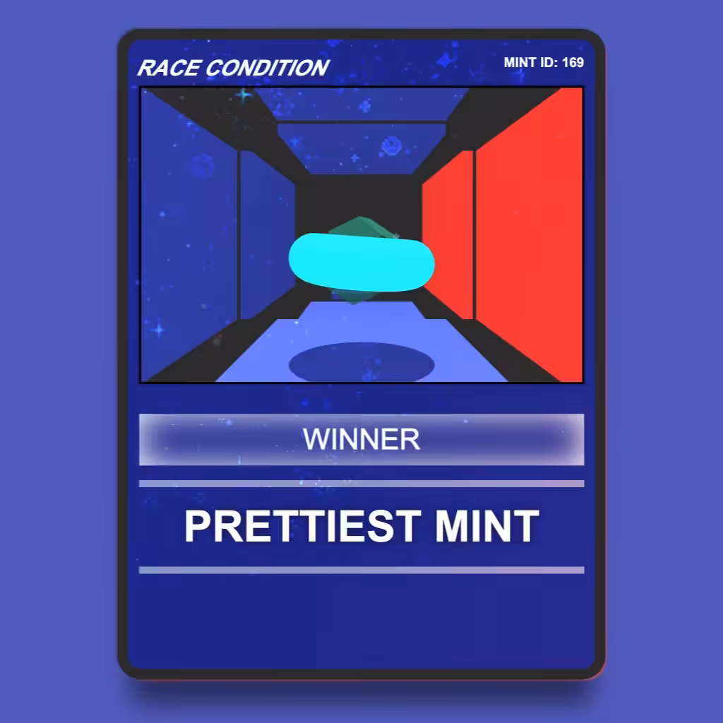 Prettiest Mint – Race Condition Winner