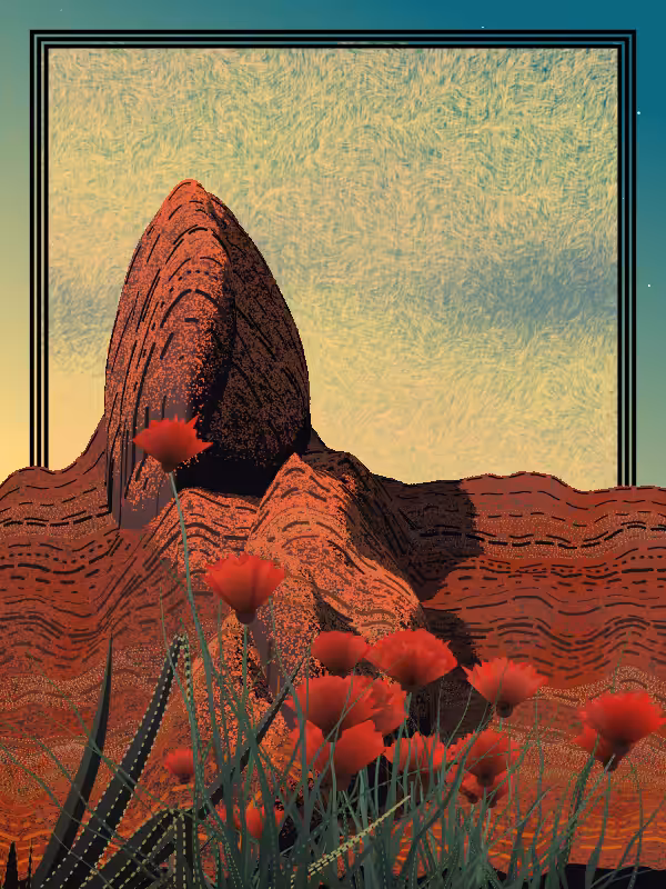 Desert Sun Rising #28