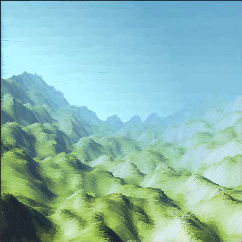 Lush Fields  #121