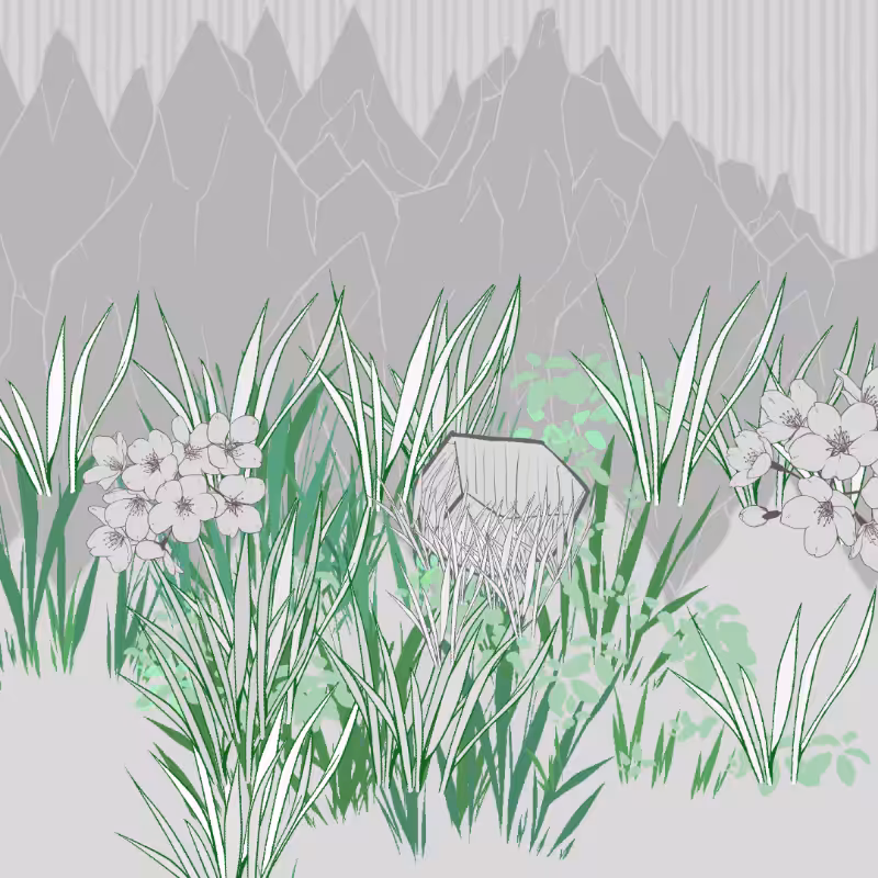 Wild Grass and Rubble #194