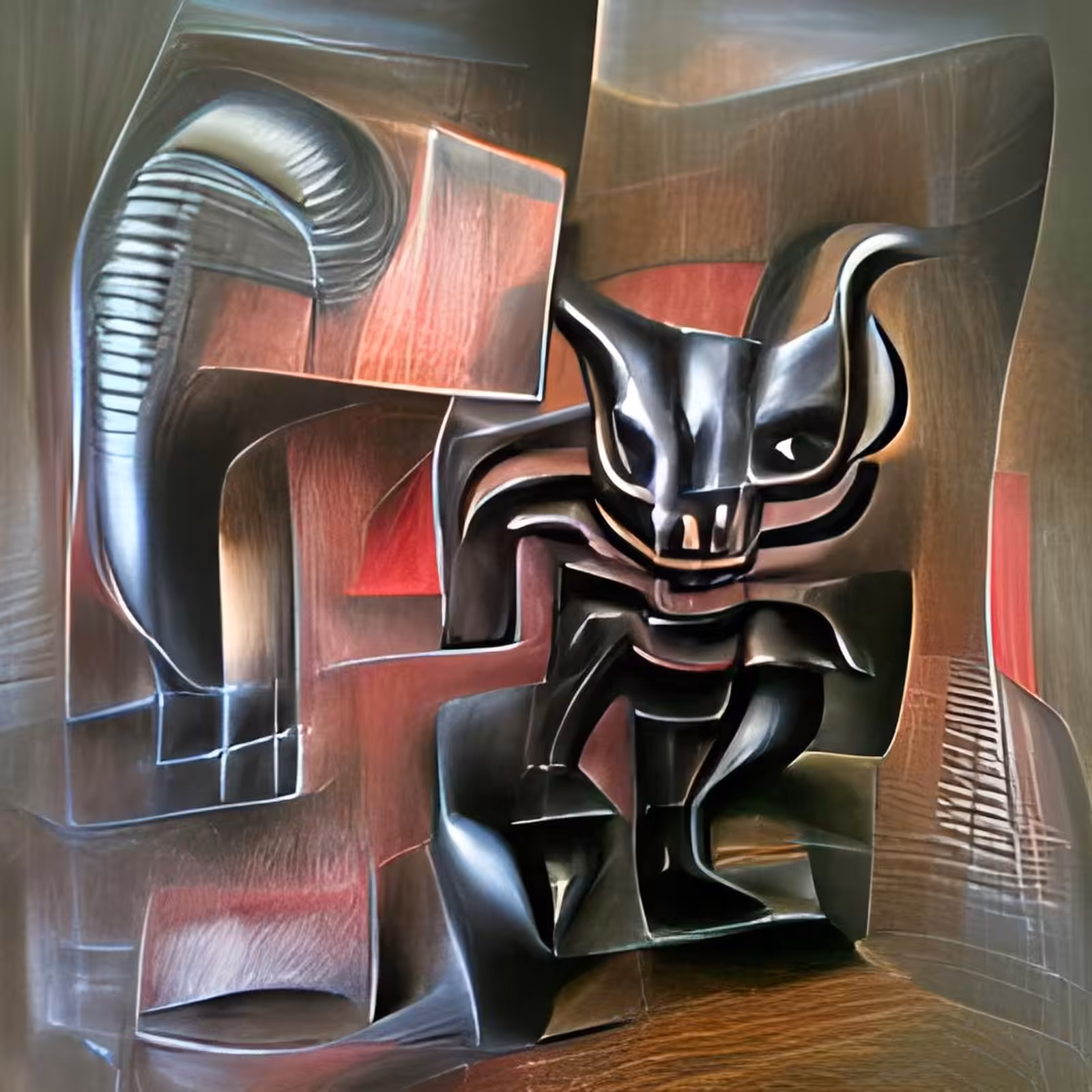 Cubist imps #1
