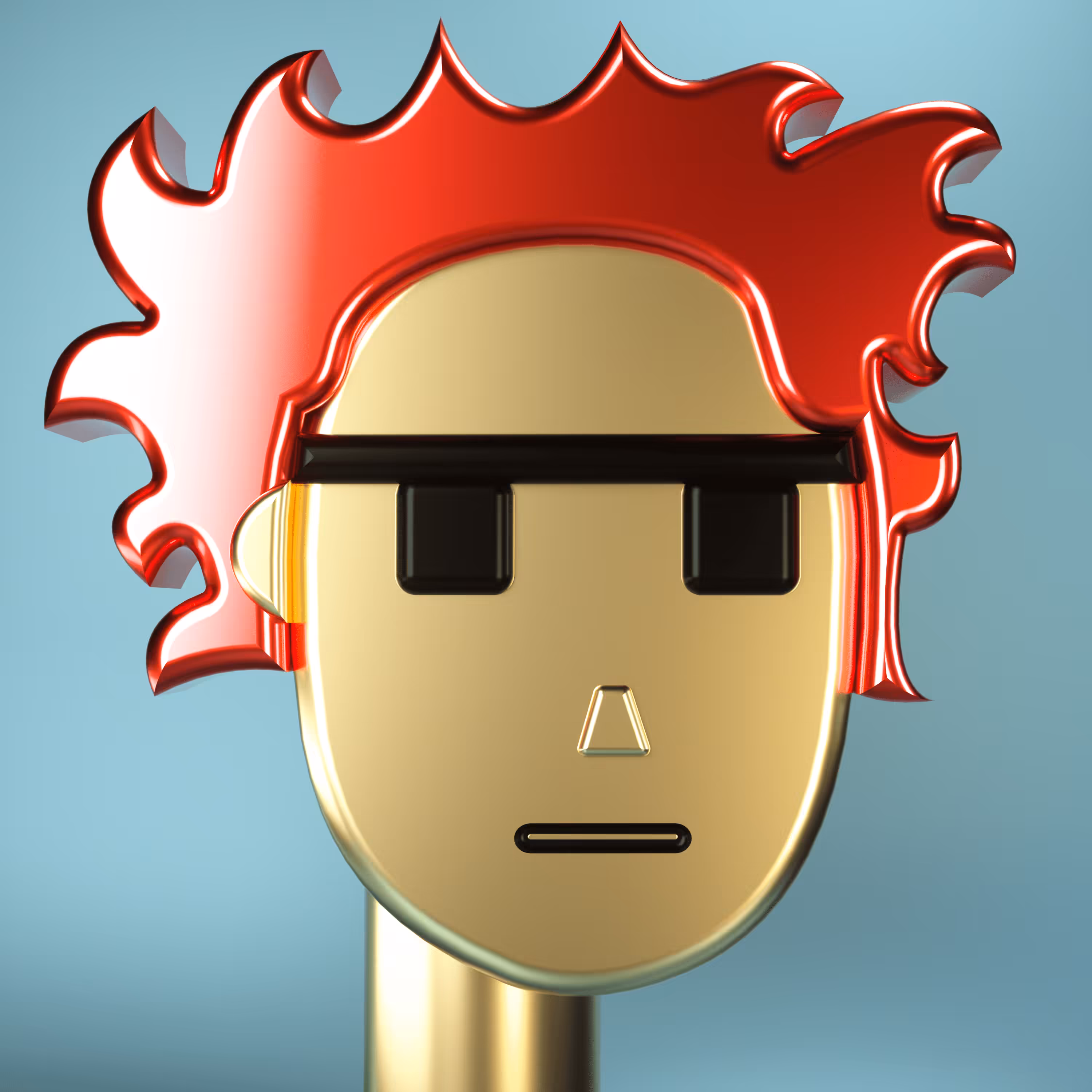 3D Chrome Punks: 3D Chrome Punk #0223