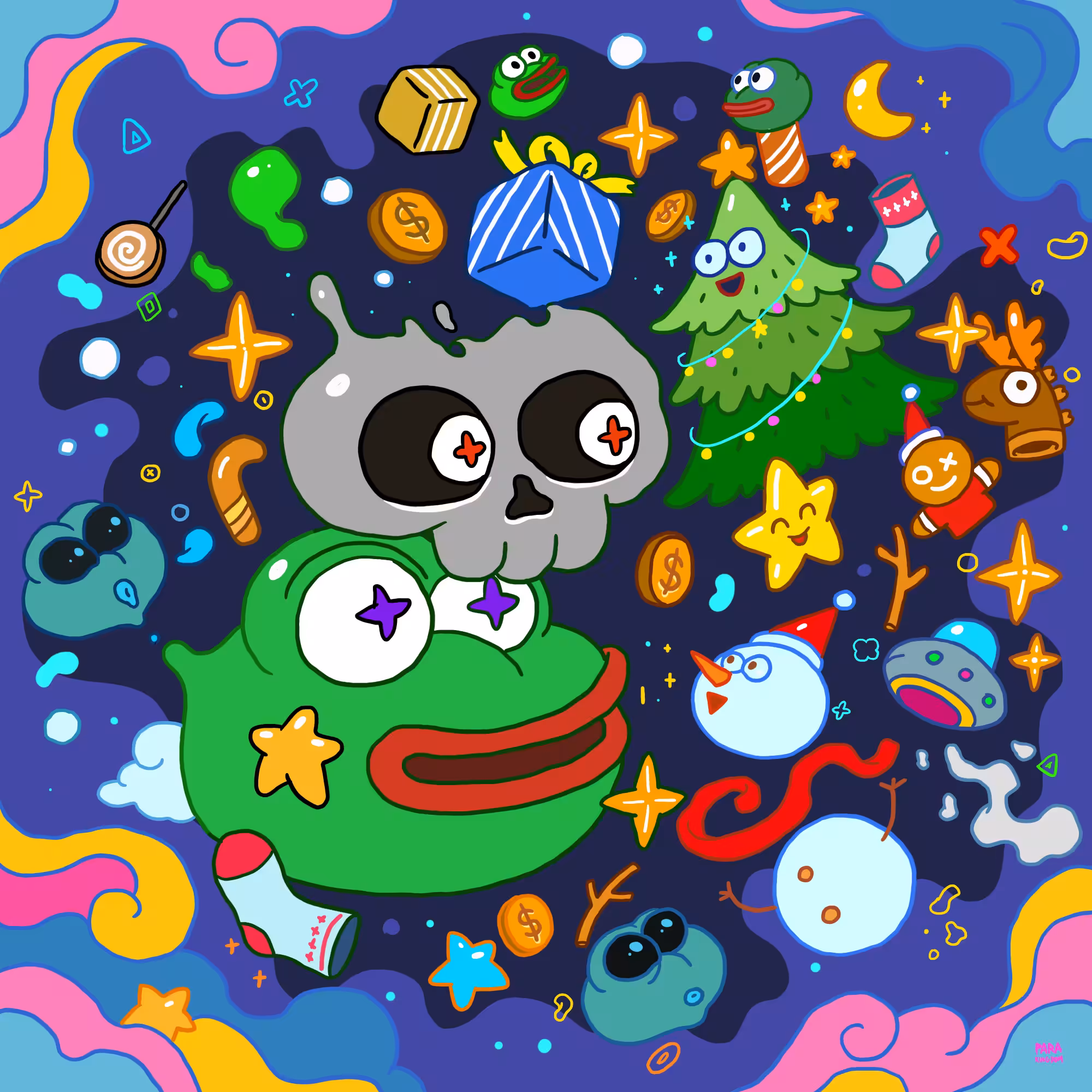 FROG MEME: 🐸 MERRY CHRISTMAS 🐸