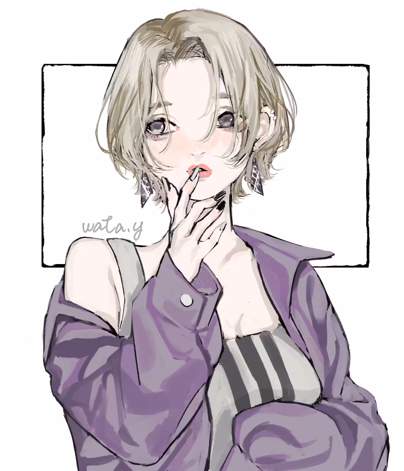 Wolf cut girl　#3