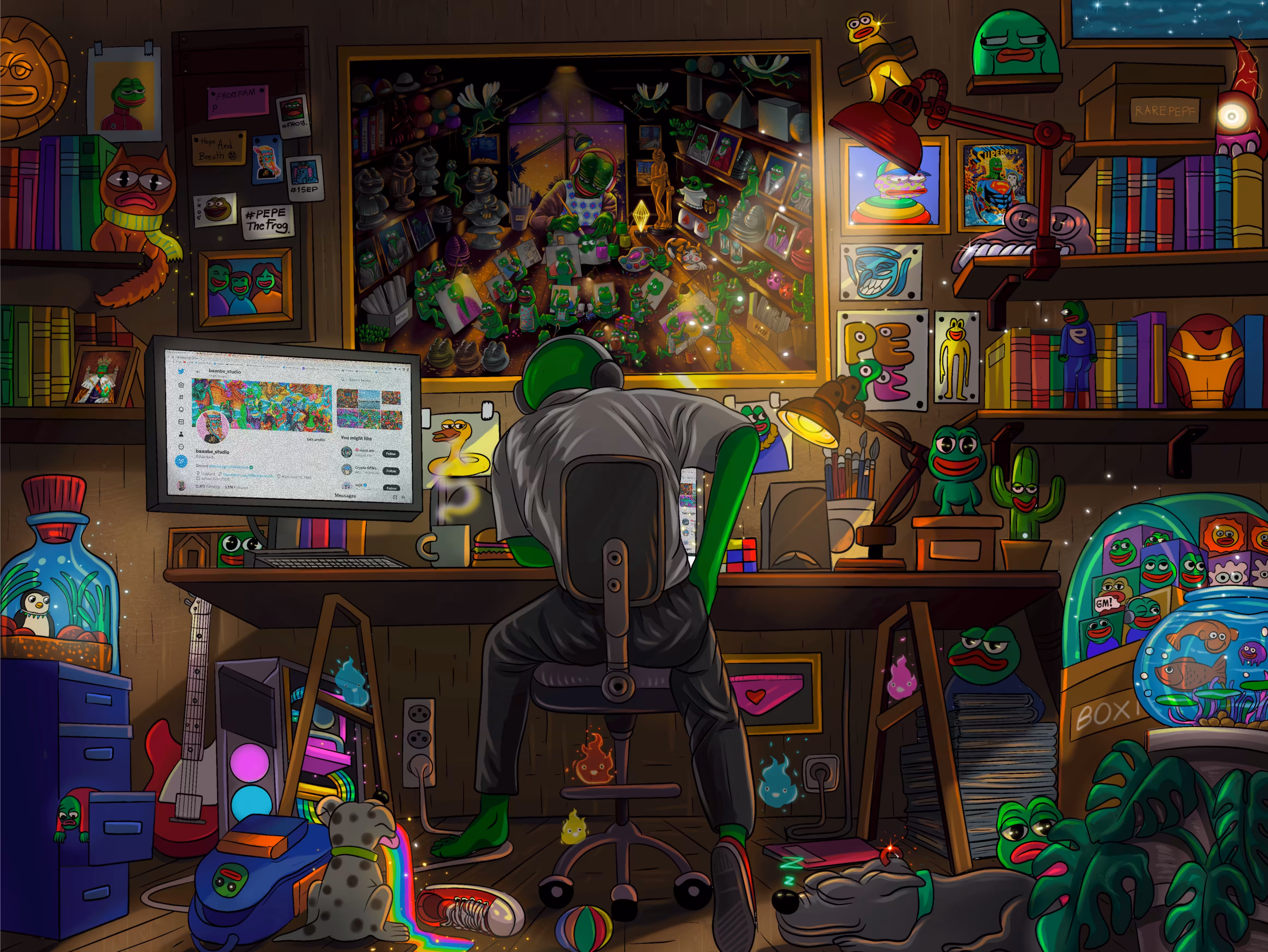 On one of Pepe's nights