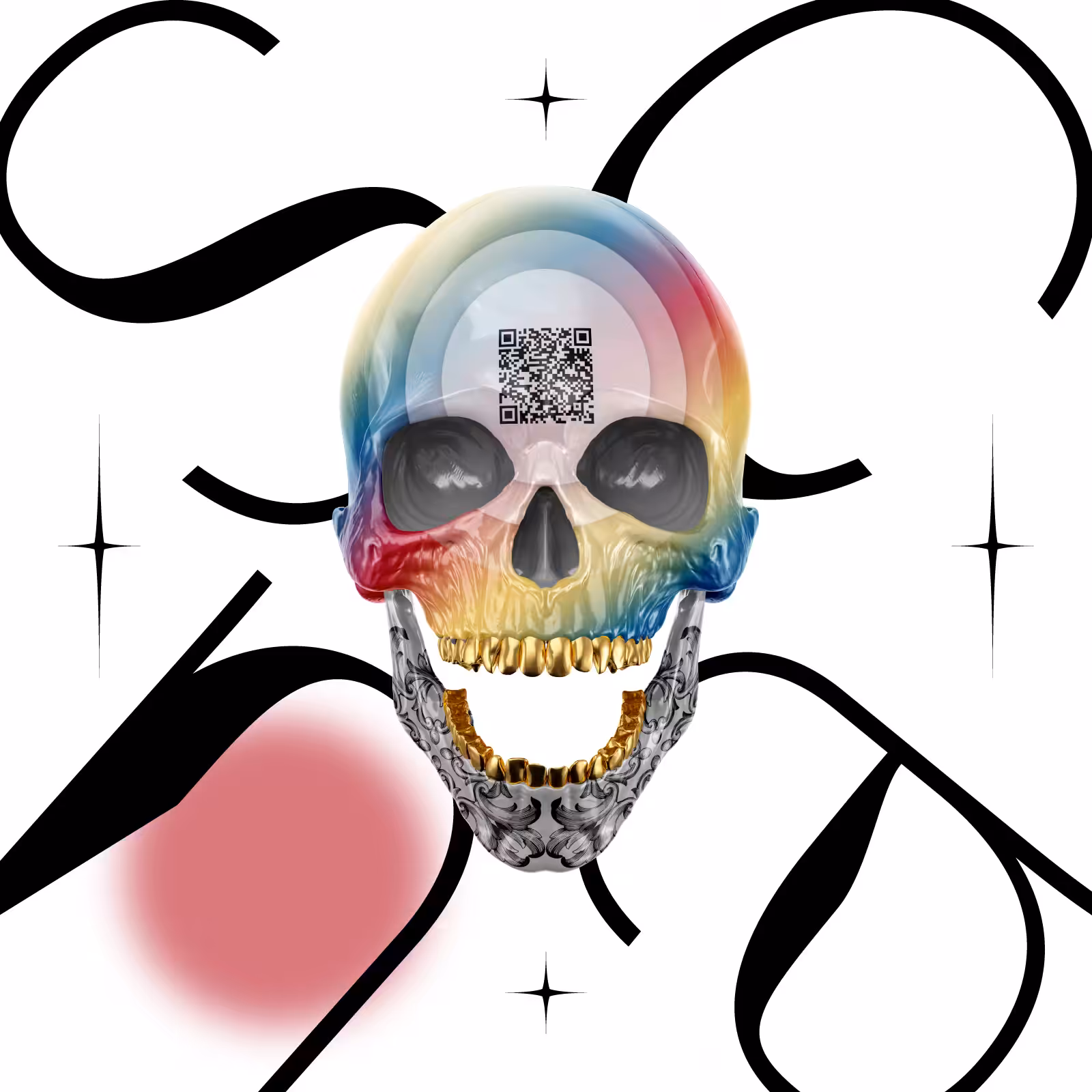 Scan QR CODE SKULL