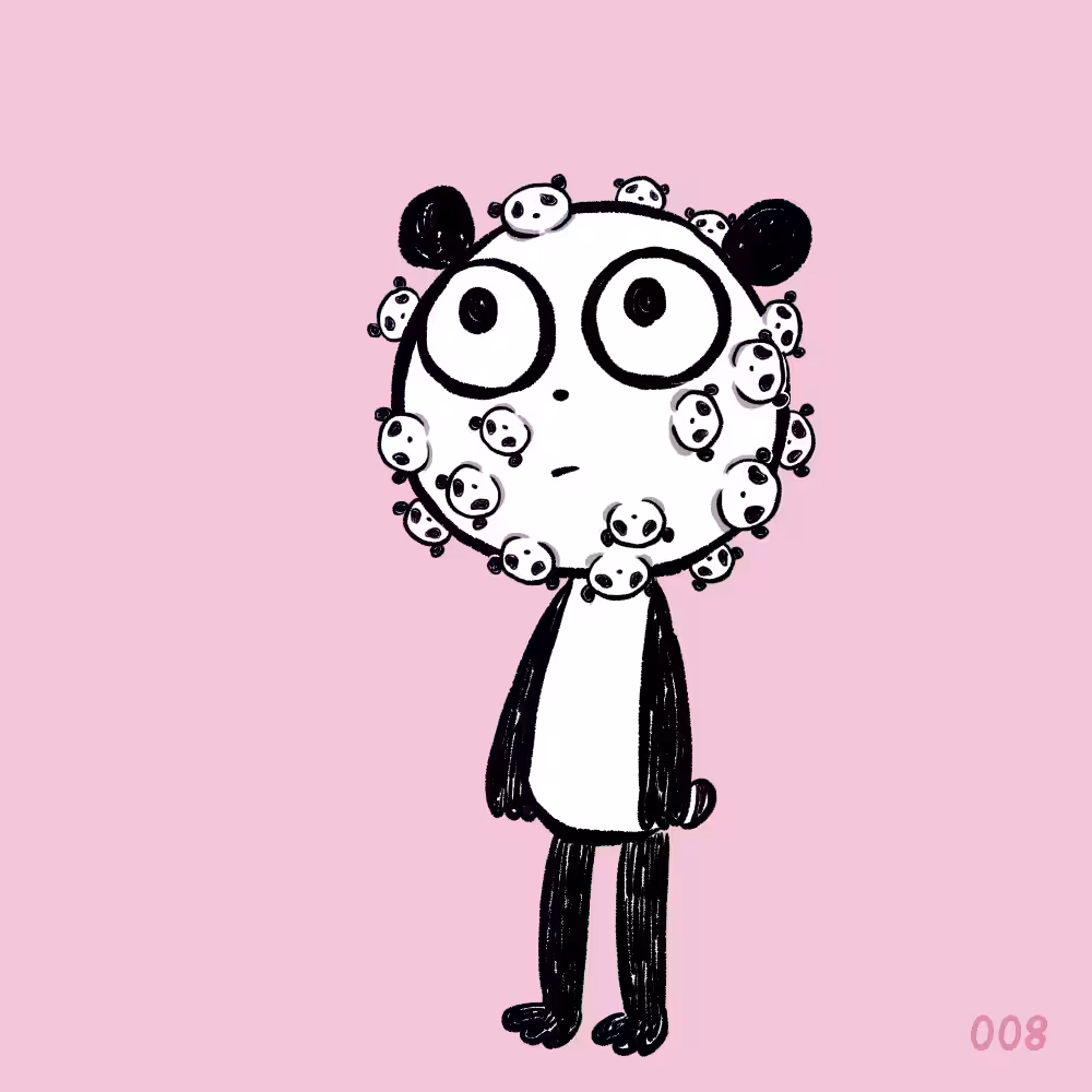 Infected panda no.008