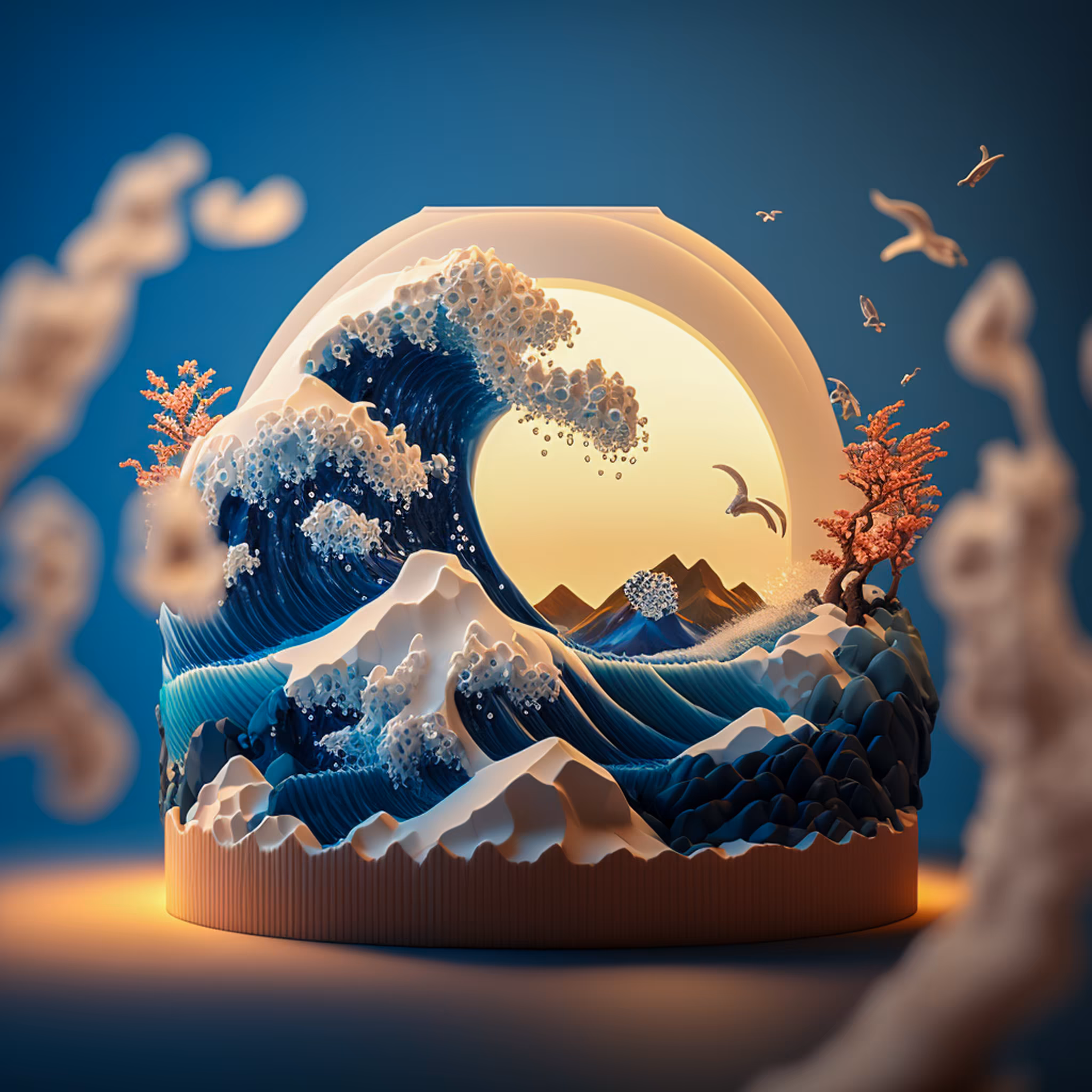 Dioramas - The Great Wave : 25
