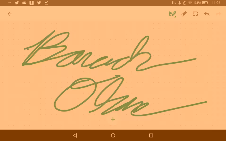 Authentic Barack Obama Autograph Replica