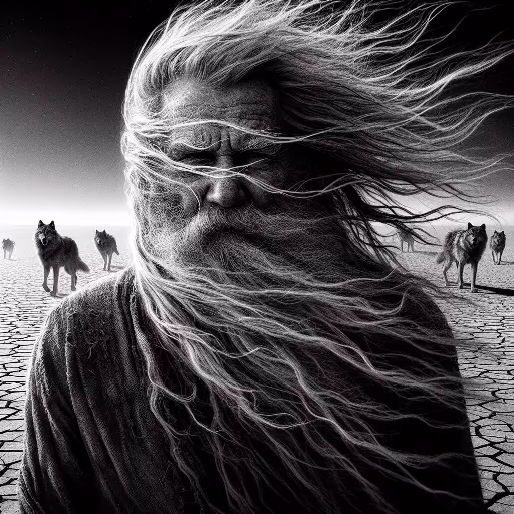 Wind & oldmen   (black&white)