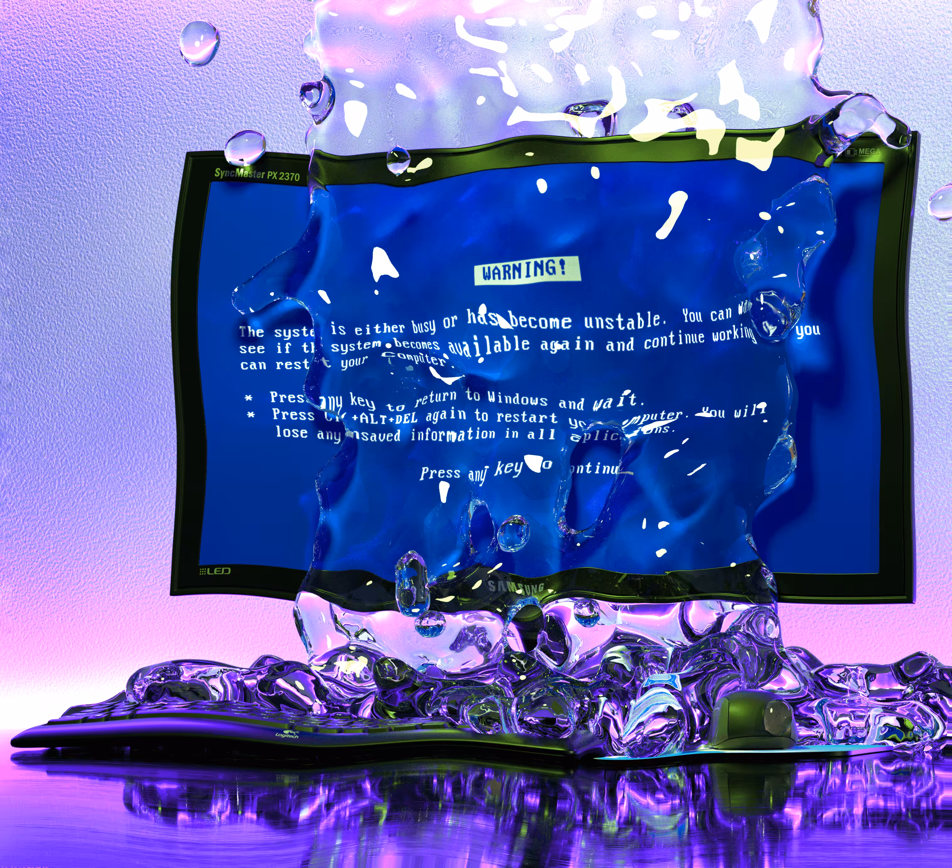 Blue Screen of Drip