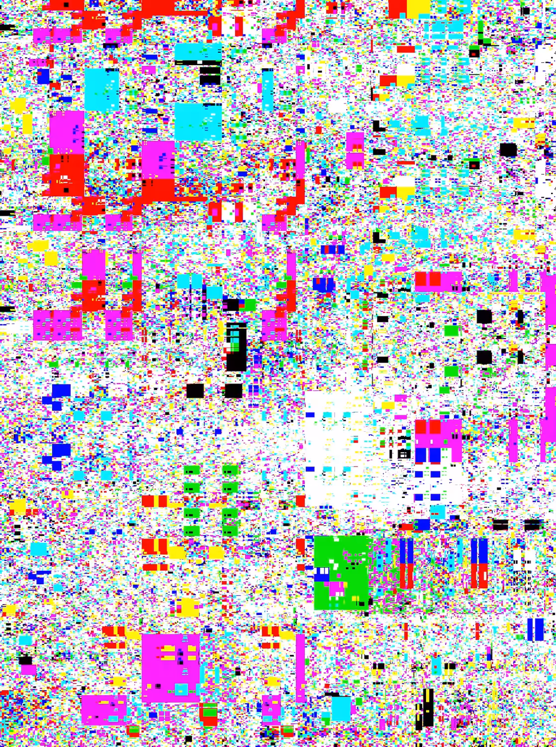 No, your screen is not faulty