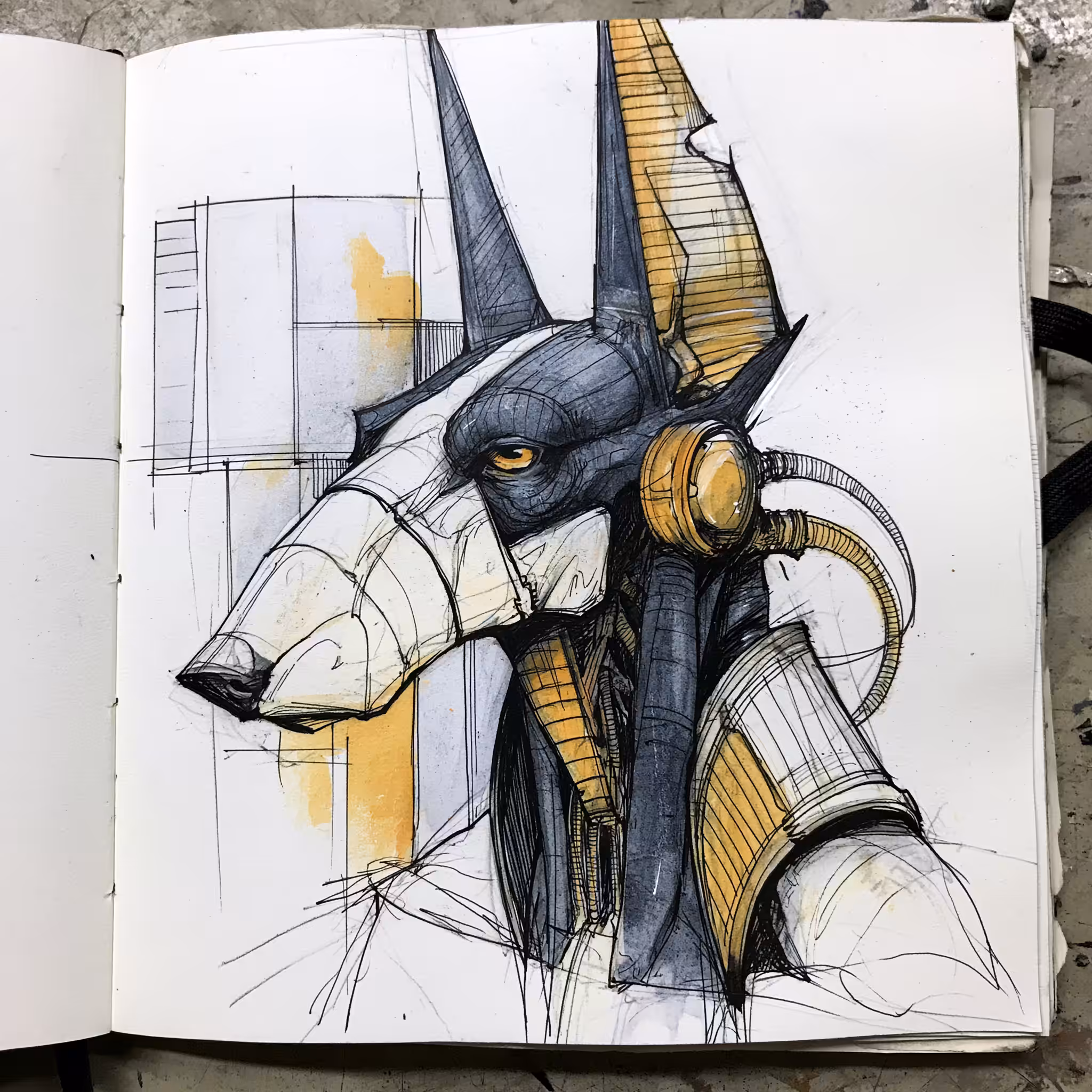Egyptian Anubus (Illustration)