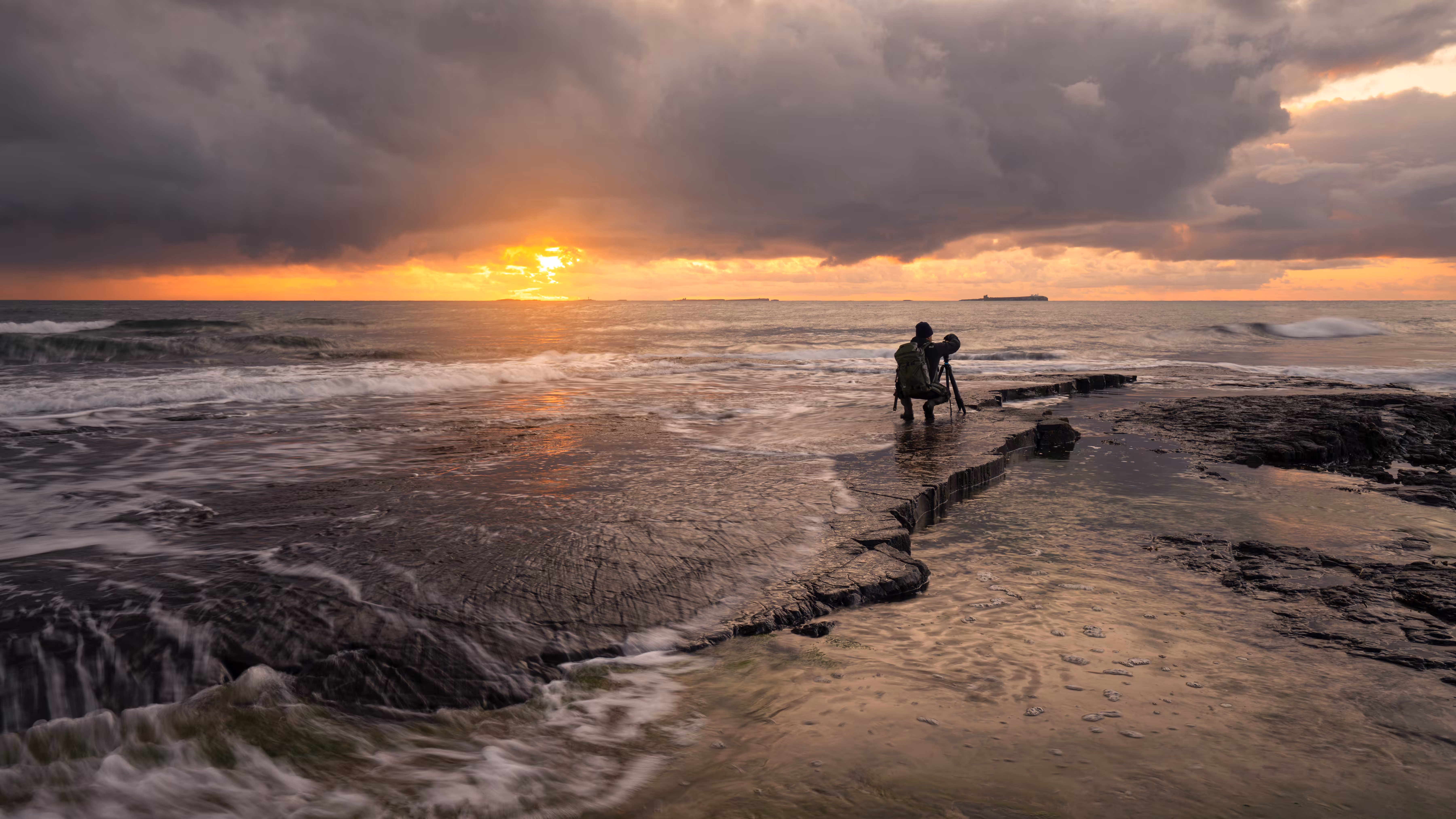 Photographer at Dawn