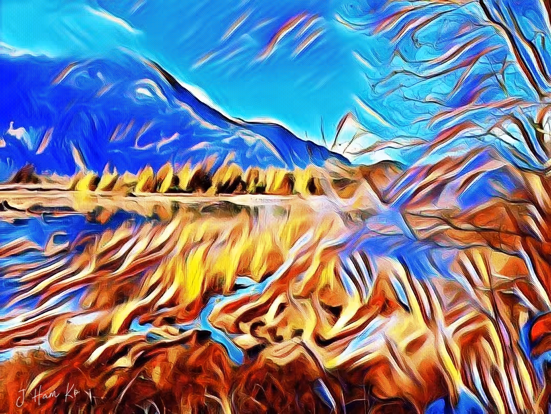 Winter Marsh Three