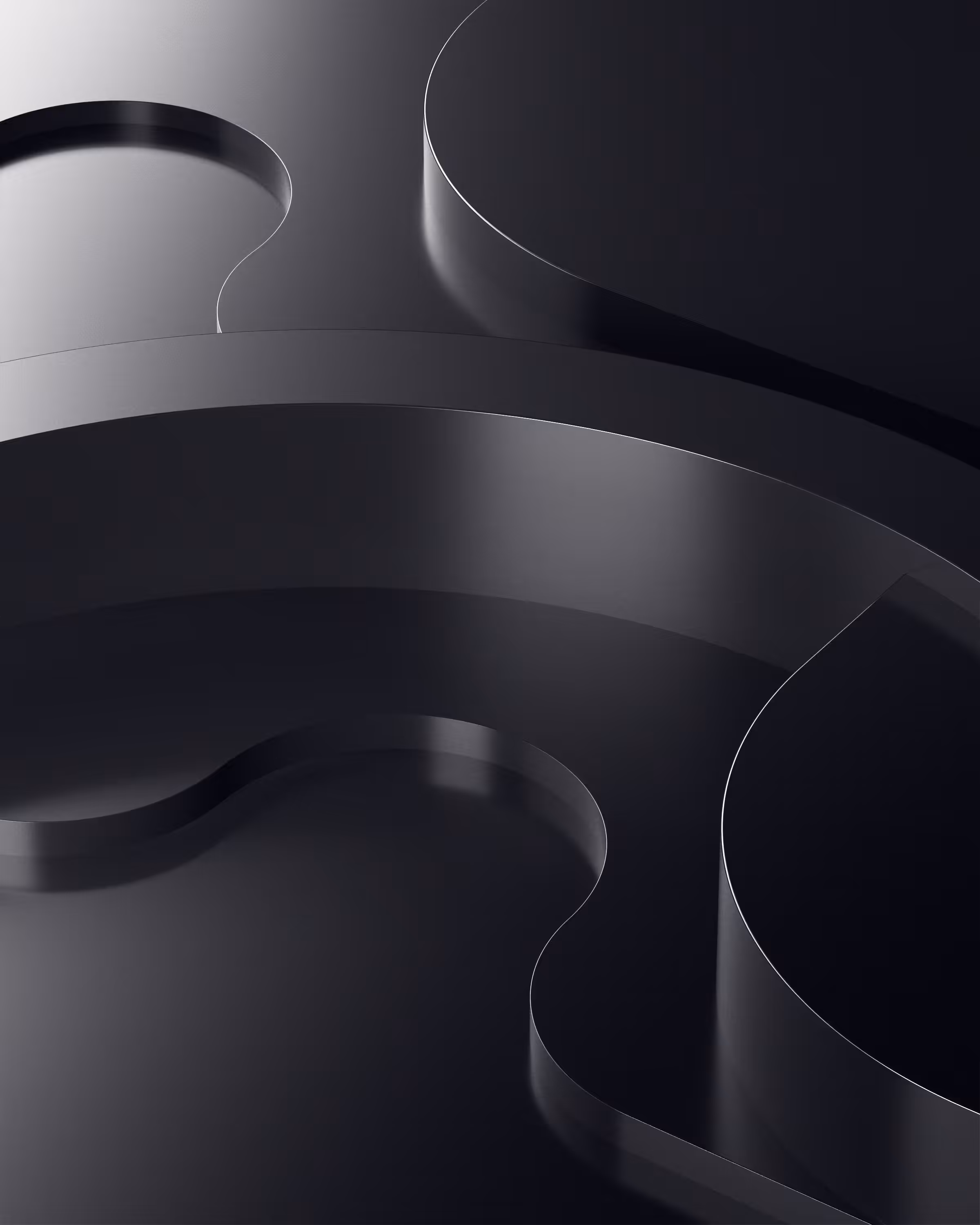 black curves