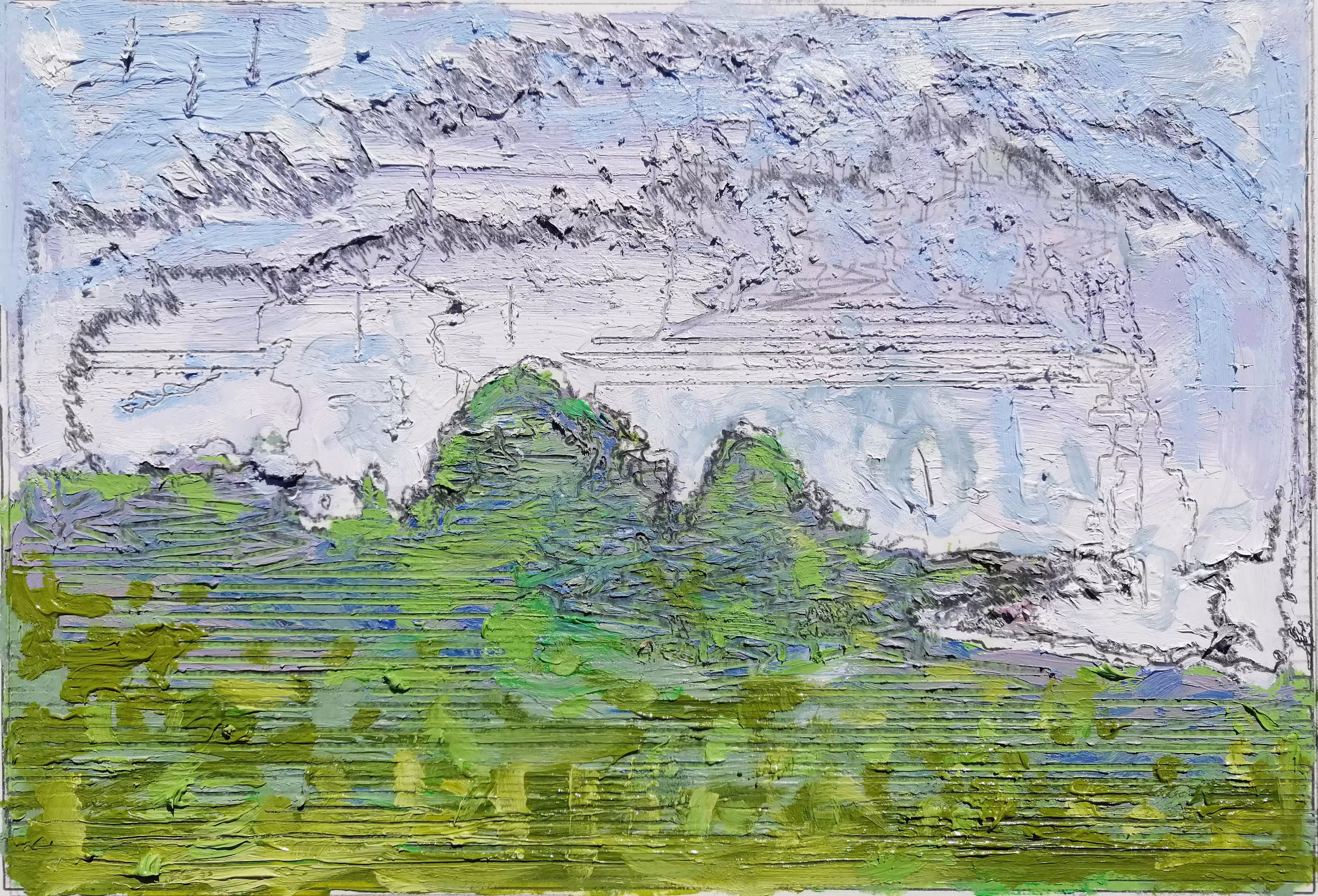 Por un paisaje, desde el caos o destruir al futuro VII