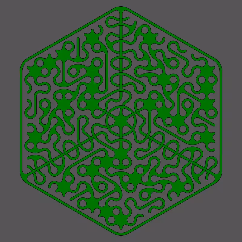 Threefold Symmetry - Dark Variations #20