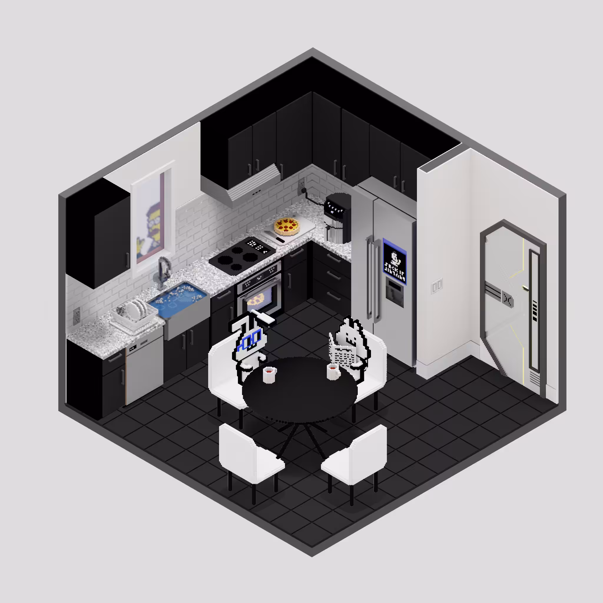 Many-Rooms Interpretation: Kitchen: Kitchen #41