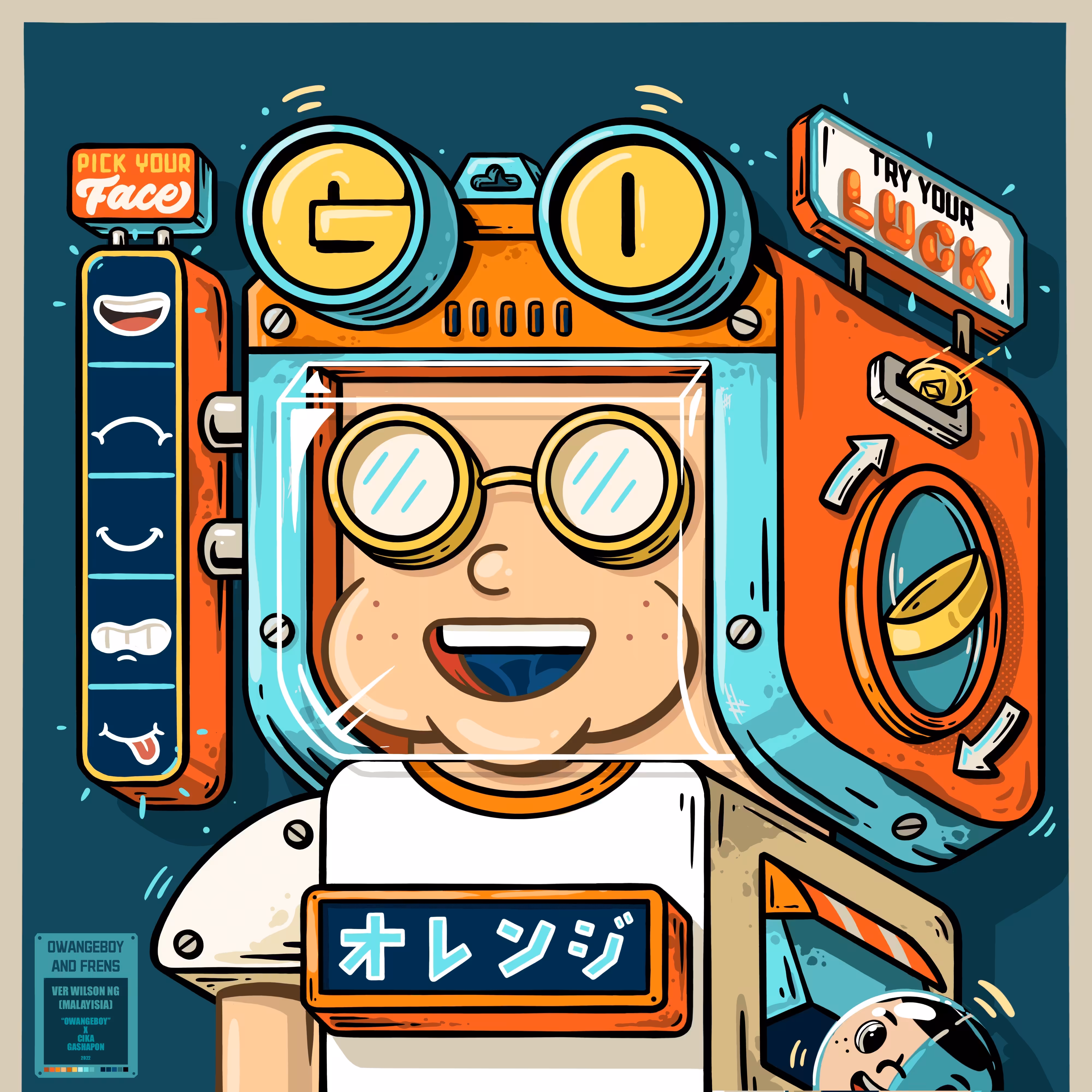 owangeboy and frens #52 - cika gashapon by Wilson Ng