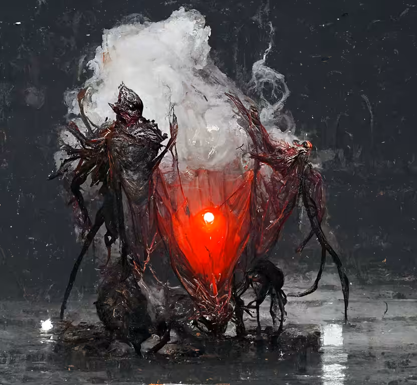 Red Glowing Creature