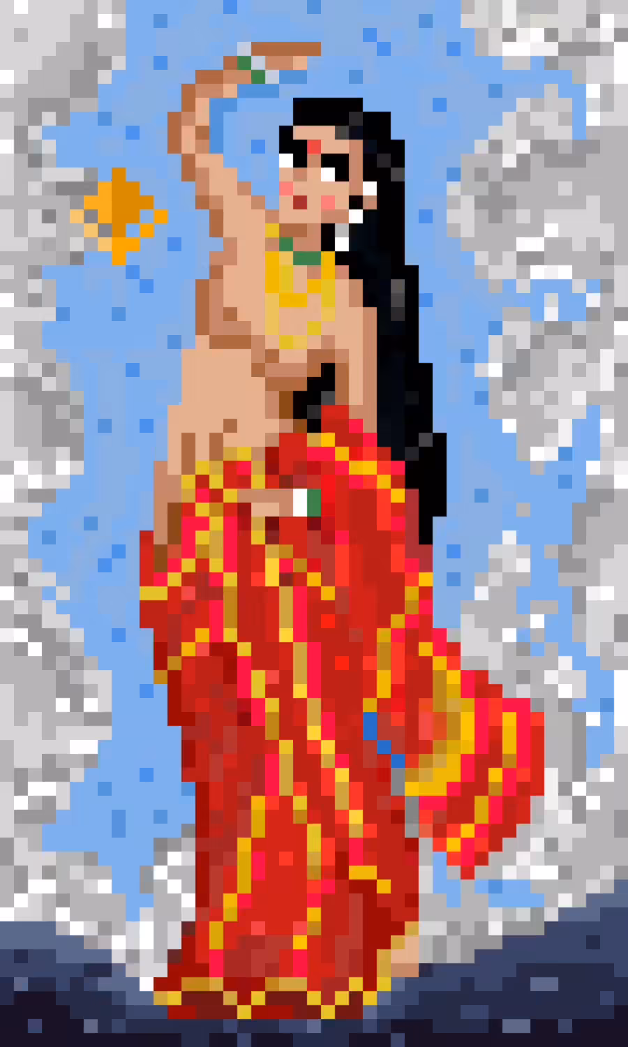 Tilottama- The Celestial Nymph by Raja Ravi Varma