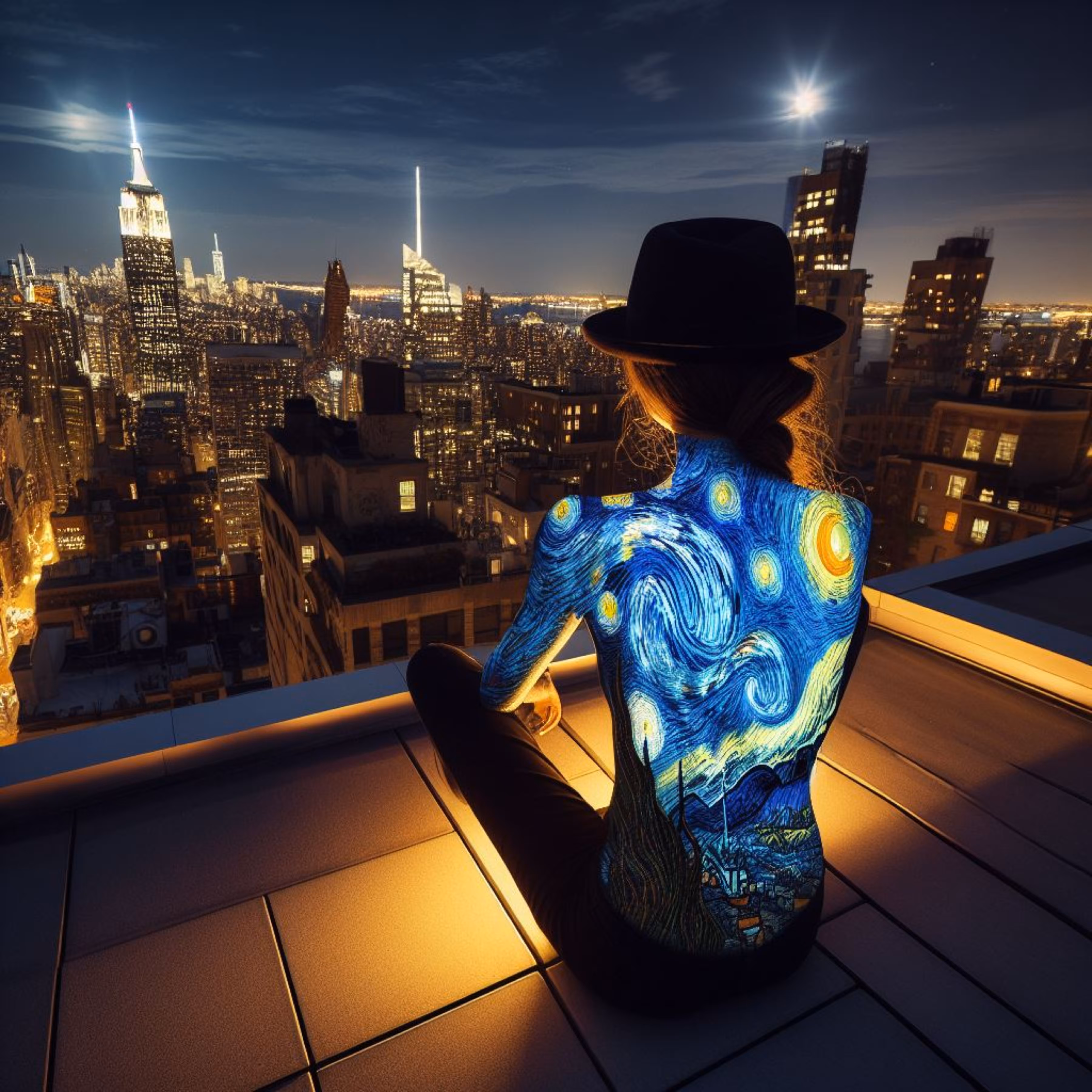 Starry Night in the City