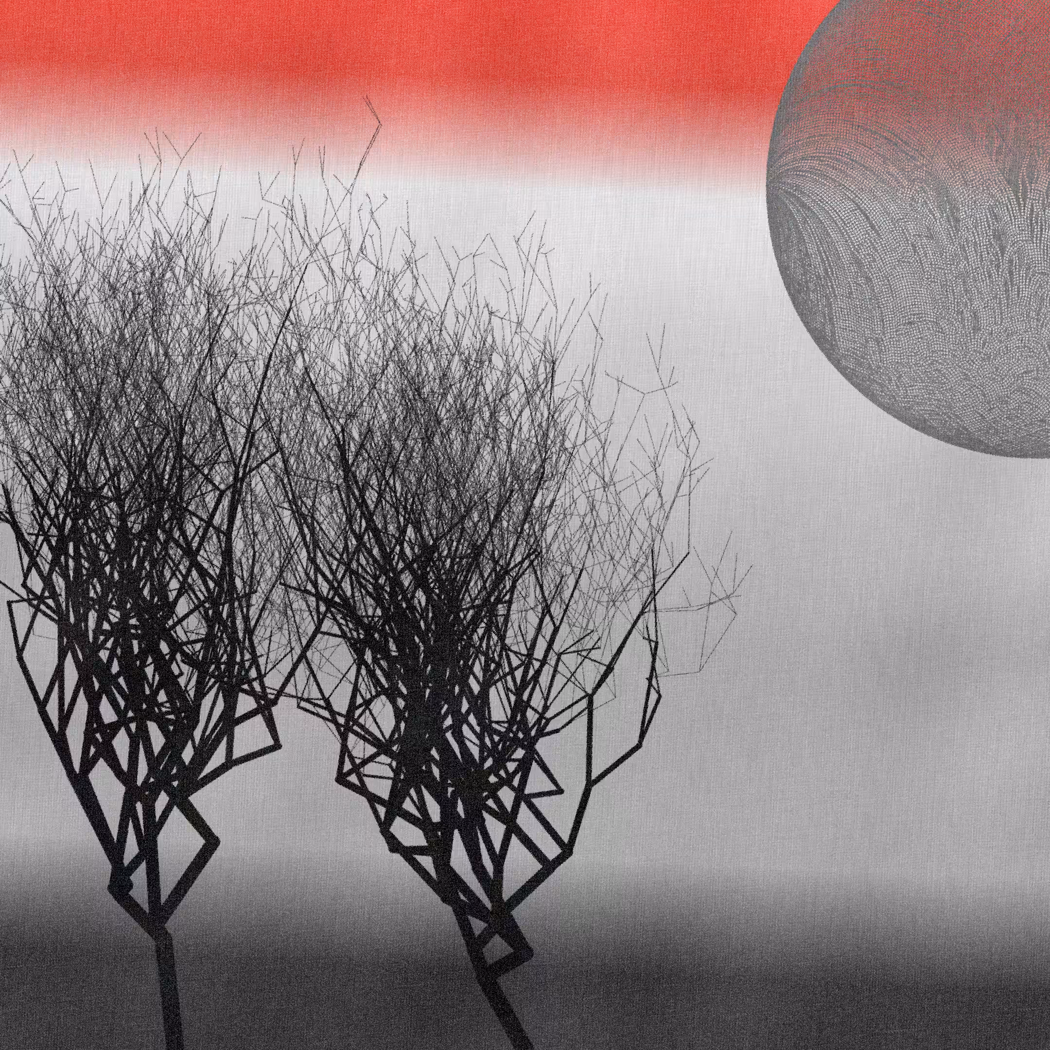 Three dead trees on earth #89