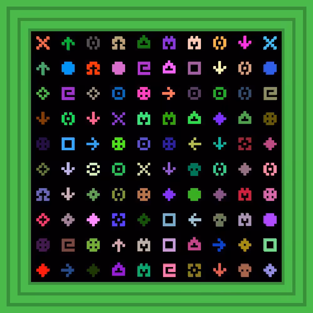 THIS IS A MINT DONE BY A BIKER WHO LOVE ART :: Procedural Symbols #13/1000