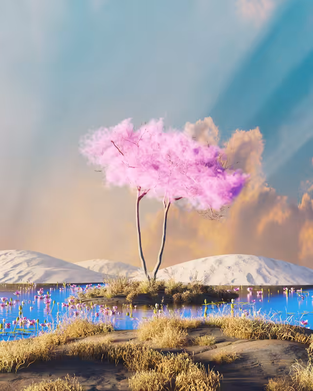 Cloudy desert #28