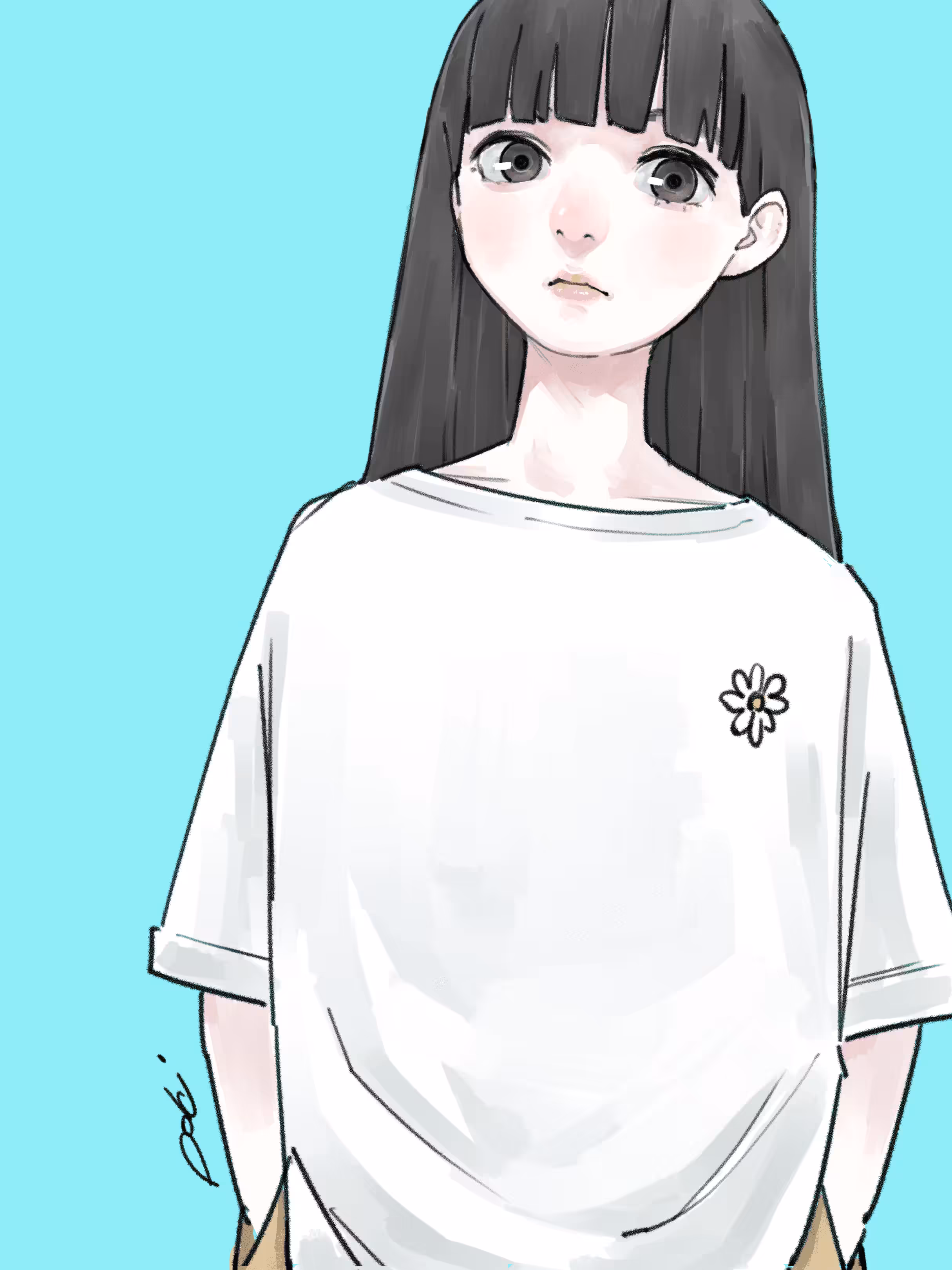 A T-shirt girlⅡ (Tシャツの女の子Ⅱ)