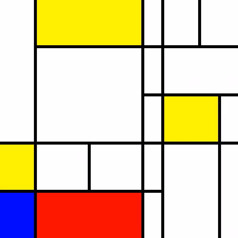 compositioninredblueandyellow.art, (NFT) #53