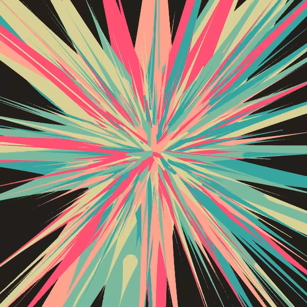 drip flower painting #10