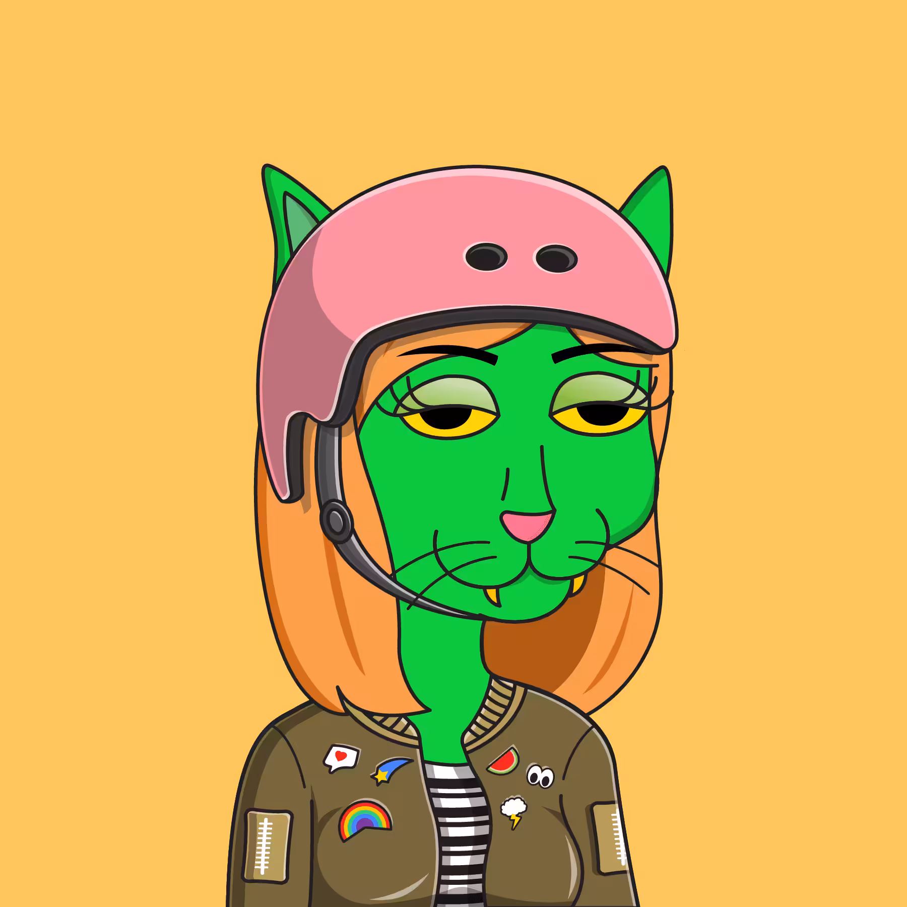 Girl Cat #228