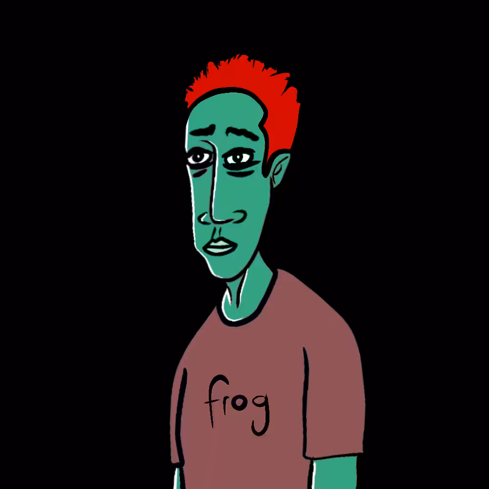 Vincentfunart: frogfunhead